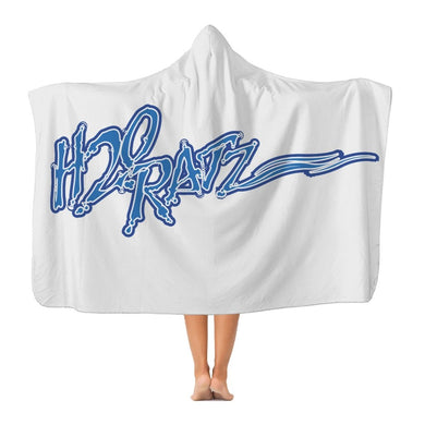 H2OratZ script logo Premium Adult Hooded BlanketApparelalloverprint.itH2OratZ script logo Premium Adult Hooded Blanket