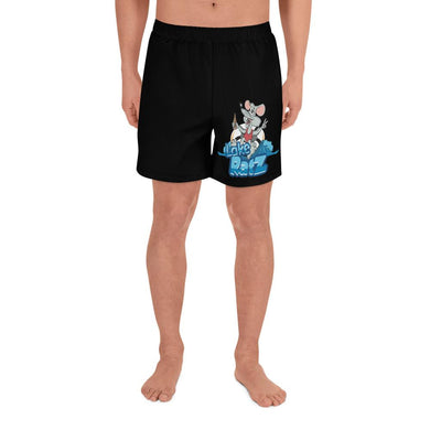 Men's Black Lake RatZ Sublimated Athletic Long Shorts - H2O Ratz