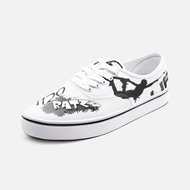 Unisex B/W H2OratZ Wake Life Canvas Shoes Fashion Low Cut Loafer SneakersMen's ShoesPrinty6Unisex B/W H2OratZ Wake Life Canvas Shoes Fashion Low Cut Loafer Sneakers