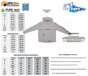Adult Unisex Solar Performance Hoodie - H2O Ratz