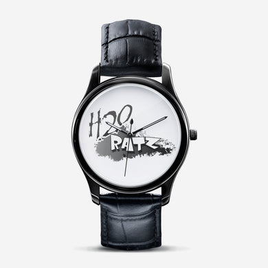 Classic B/W H2OratZ Fashion Unisex Print Black Quartz WatchWatchPrinty6Classic B/W H2OratZ Fashion Unisex Print Black Quartz Watch