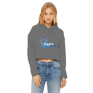 H2O Logo Ladies Cropped Raw Edge HoodieApparelalloverprint.itH2O Logo Ladies Cropped Raw Edge Hoodie