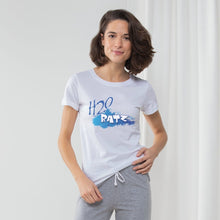 Load image into Gallery viewer, H2O Logo Women&#39;s Long Pant Pyjama SetApparelalloverprint.itH2O Logo Women&#39;s Long Pant Pyjama Set