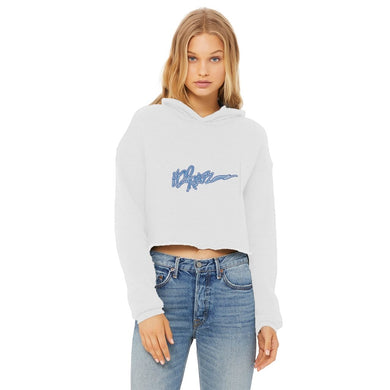 H2OratZ script logo Ladies Cropped Raw Edge HoodieApparelalloverprint.itH2OratZ script logo Ladies Cropped Raw Edge Hoodie