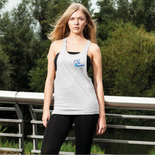 Load image into Gallery viewer, H2O Logo Women&#39;s Loose Racerback Tank TopApparelAOP+H2O Logo Women&#39;s Loose Racerback Tank Top