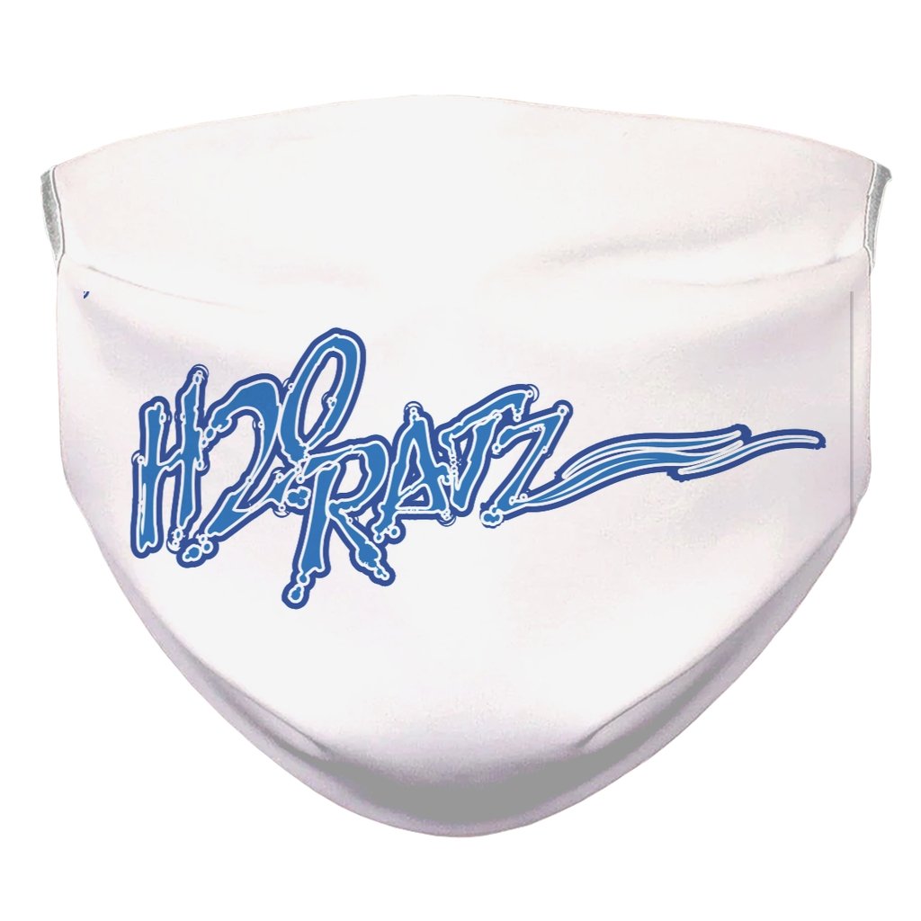 H2OratZ script logo Sublimation Face MaskApparelAOP+H2OratZ script logo Sublimation Face Mask