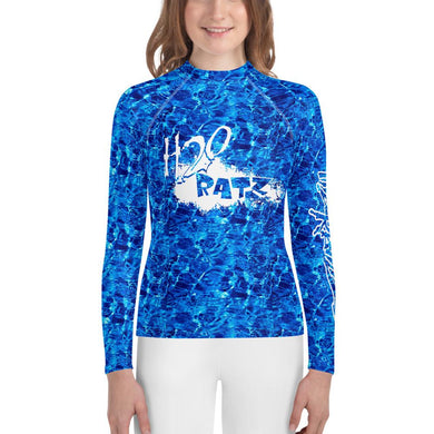 Girls Youth Blue Lagoon subC&S Rash GuardH2O RatzGirls Youth Blue Lagoon subC&S Rash Guard