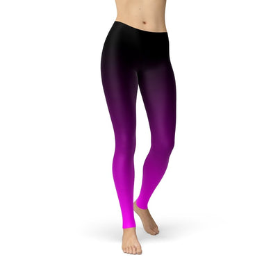 Ladies Jean Black Pink Ombre LeggingsH2O RatzLadies Jean Black Pink Ombre Leggings