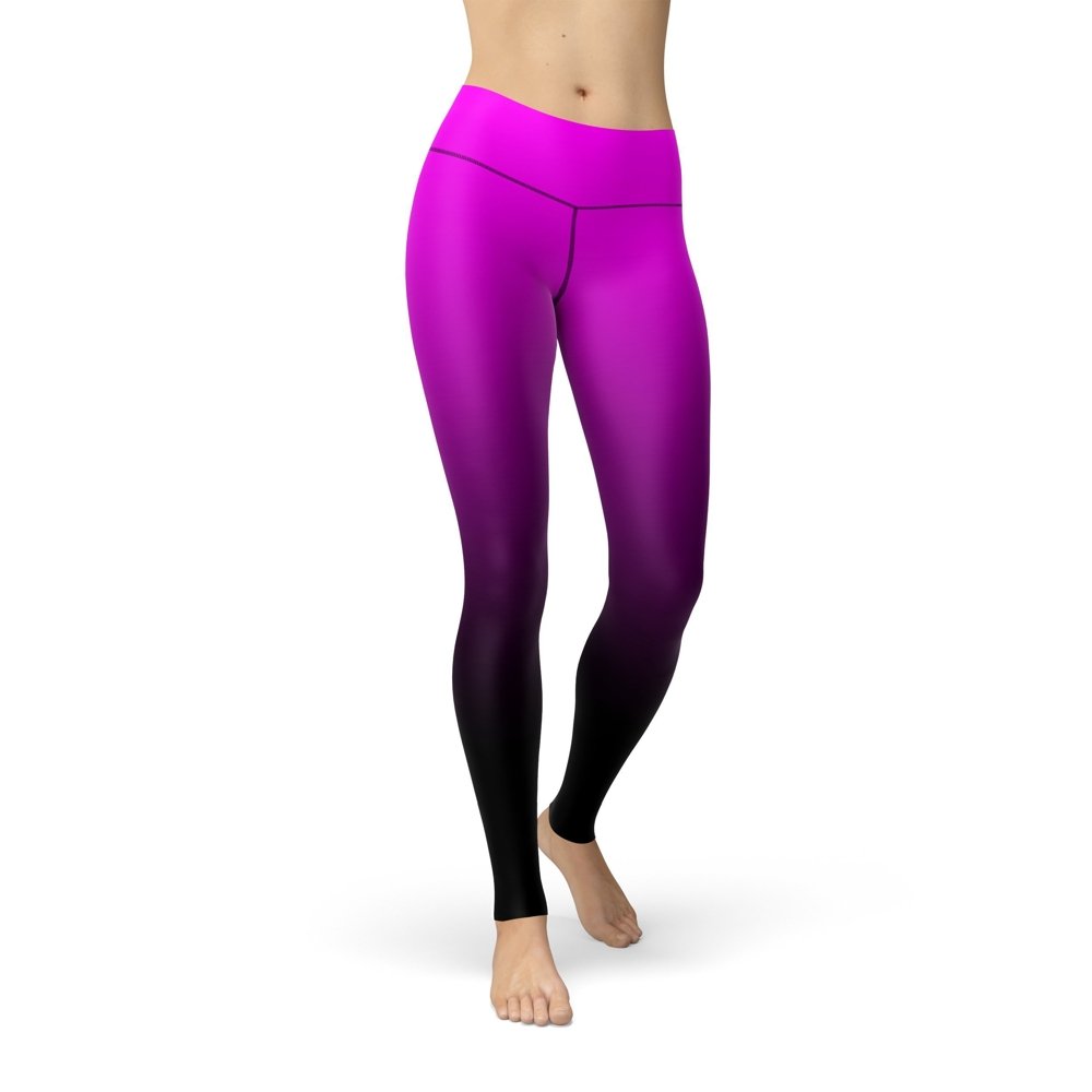 Ladies Jean Pink Black Ombre LeggingsH2O RatzLadies Jean Pink Black Ombre Leggings