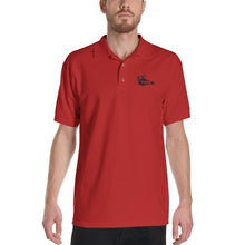 Load image into Gallery viewer, Mens H2OratZ Black Logo Embroidered Polo ShirtH2O RatzMens H2OratZ Black Logo Embroidered Polo Shirt