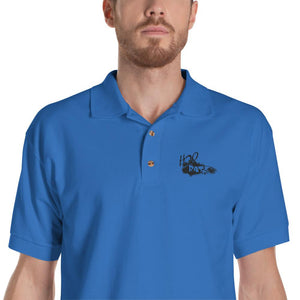 Mens H2OratZ Black Logo Embroidered Polo ShirtH2O RatzMens H2OratZ Black Logo Embroidered Polo Shirt