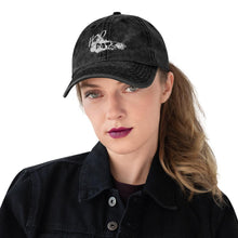 Load image into Gallery viewer, Unisex H2OratZ White Logo Vintage Cotton Twill CapH2O RatzUnisex H2OratZ White Logo Vintage Cotton Twill Cap
