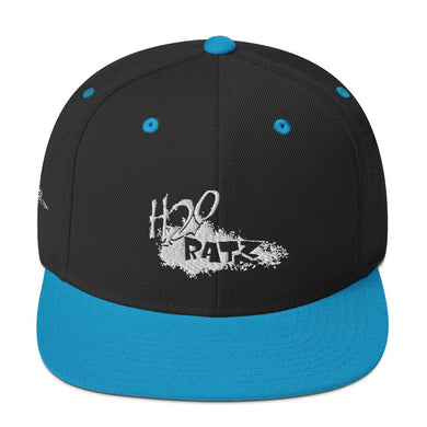 Unisex Dual White H2OratZ Snapback HathatH2O RatzUnisex Dual White H2OratZ Snapback Hat