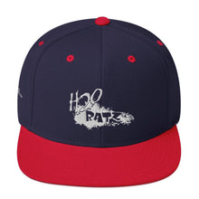 Load image into Gallery viewer, Unisex Dual White H2OratZ Snapback HathatH2O RatzUnisex Dual White H2OratZ Snapback Hat