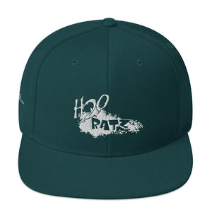 Unisex Dual White H2OratZ Snapback HathatH2O RatzUnisex Dual White H2OratZ Snapback Hat