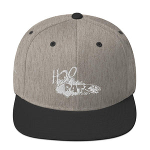 Unisex Dual White H2OratZ Snapback HathatH2O RatzUnisex Dual White H2OratZ Snapback Hat