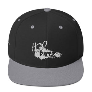 Unisex Dual White H2OratZ Snapback HathatH2O RatzUnisex Dual White H2OratZ Snapback Hat