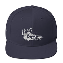 Load image into Gallery viewer, Unisex Dual White H2OratZ Snapback HathatH2O RatzUnisex Dual White H2OratZ Snapback Hat