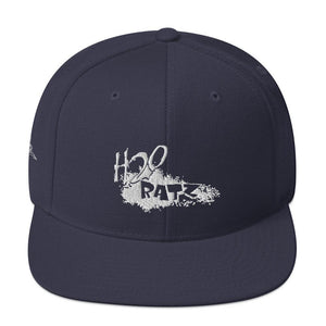 Unisex Dual White H2OratZ Snapback HathatH2O RatzUnisex Dual White H2OratZ Snapback Hat
