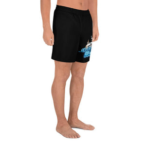 Men's Black Lake RatZ Sublimated Athletic Long Shorts - H2O Ratz