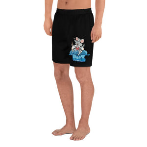 Men's Black Lake RatZ Sublimated Athletic Long Shorts - H2O Ratz