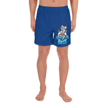 Load image into Gallery viewer, Men&#39;s Blue Athletic Sublimated Long Shorts - H2O Ratz