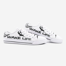 Load image into Gallery viewer, B/W H2OratZ Wake Life Unisex Low Top Canvas ShoesMen&#39;s ShoesPrinty6B/W H2OratZ Wake Life Unisex Low Top Canvas Shoes