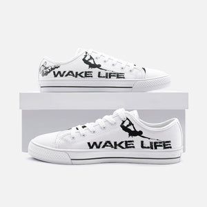 B/W H2OratZ Wake Life Unisex Low Top Canvas ShoesMen's ShoesPrinty6B/W H2OratZ Wake Life Unisex Low Top Canvas Shoes