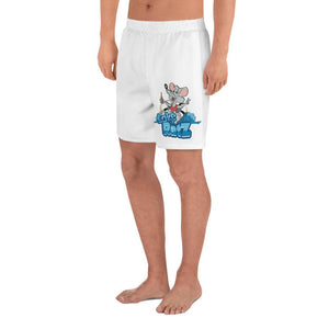 Men's White Lake RatZ Sublimated Athletic Long Shorts - H2O Ratz