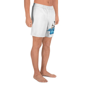 Men's White Lake RatZ Sublimated Athletic Long Shorts - H2O Ratz