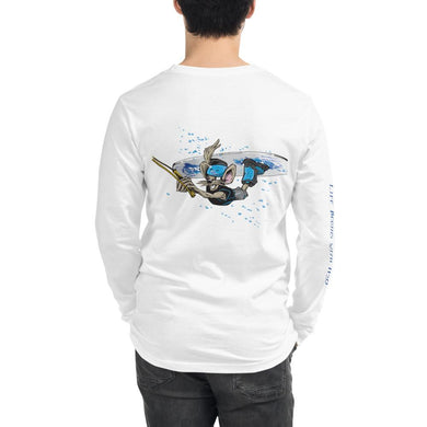 Raley ratZ Adut Unisex Long Sleeve Tee - H2O Ratz