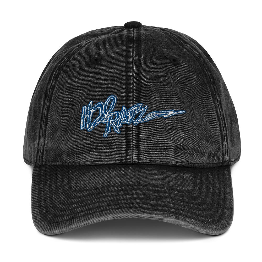Unisex Script Vintage Cotton Twill Cap - H2O Ratz